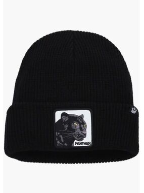 NWOT Goorin Bros. Men's Goorin Bros Black Panther Cuffed Knit Hat Black